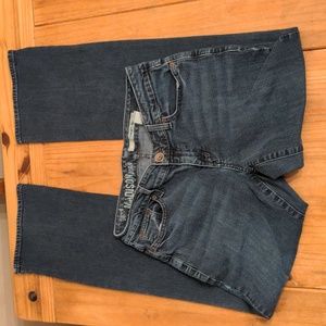 DKNY Madison Straight Leg Stretch Jeans, Med Blue, Size 8R